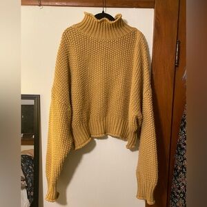 Jen’s pirate booty chunky sweater